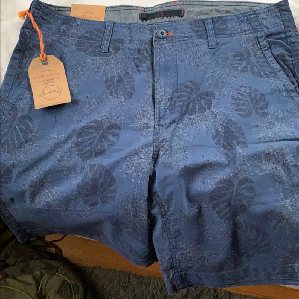 Blue shorts
